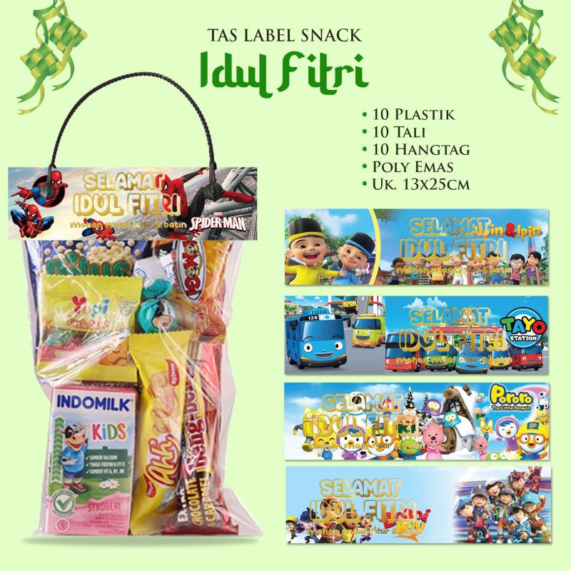 

Tas Snack lebaran tali plintir isi 10pcs
