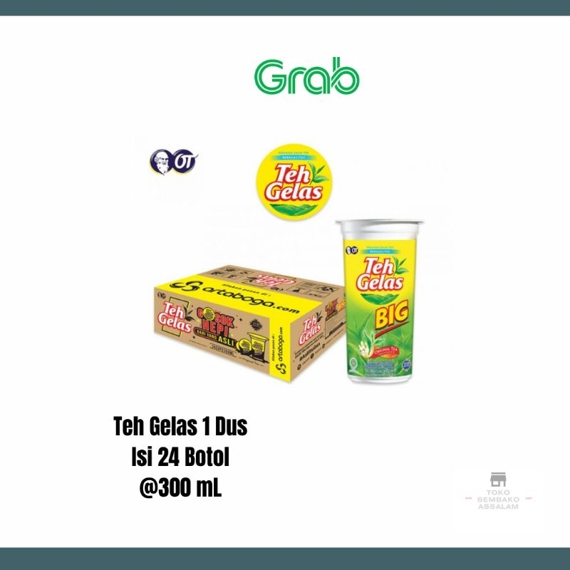 

Teh gelas ukuran besar 300 ml / Teh gelas 1 karton 300 ml / Teh gelas 1 dus isi 24 pcs 300 ml / Teh gelas big 300 ml