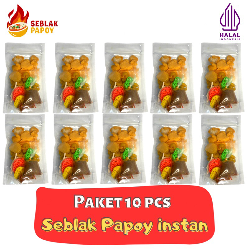 

paket 10 seblak papoy