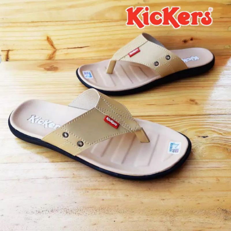 SANDAL KICKERS JAPIT PRIA KULIT TERBARU