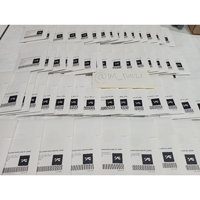 Photocard Blackpink Exhibition jakarta set isi 10pc sealed