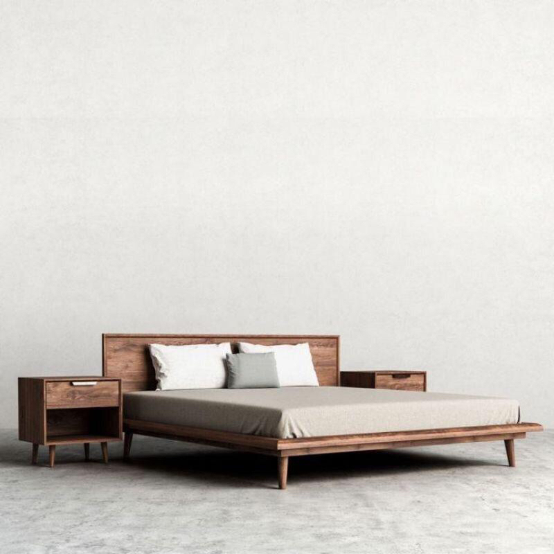 DIPAN RETRO TEMPAT TIDUR MINIMALIS KAYU JATI TUA