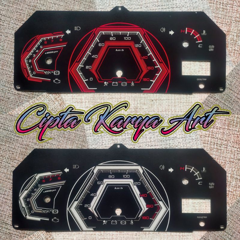 papan panel speedometer grandmax minibus RPM variasi custom