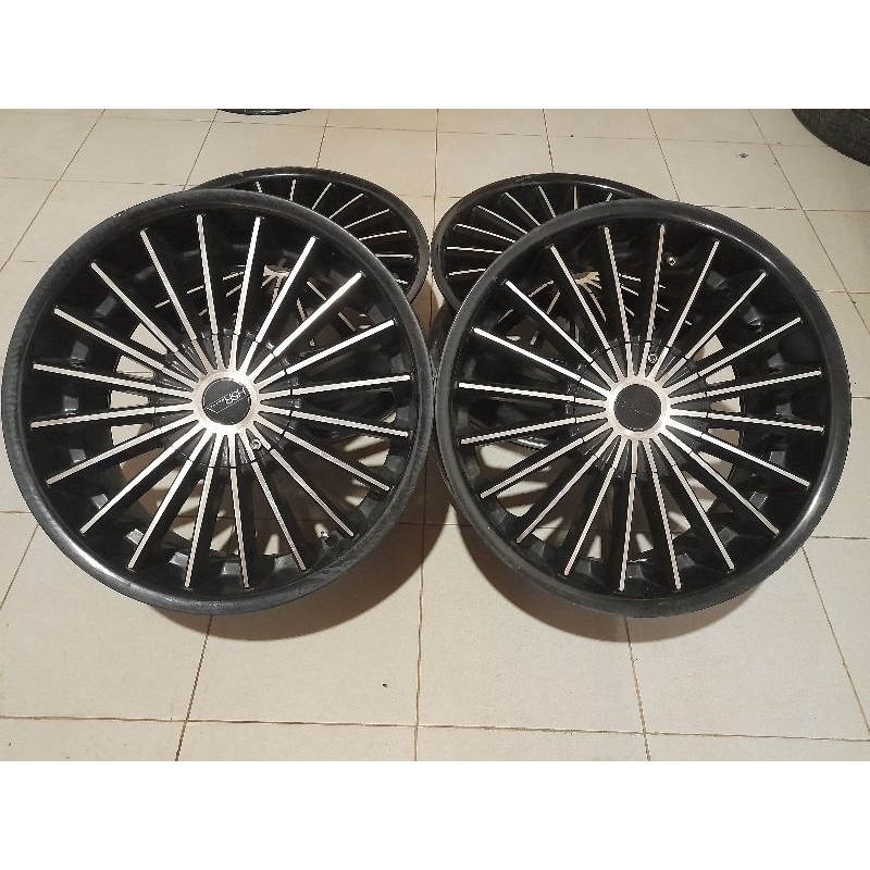 Velg Mobil HSR GUARDIAN Second Ring 18 Lebar 8rata Et40 Velg Baut 5x100/114 Velg Racing Murah