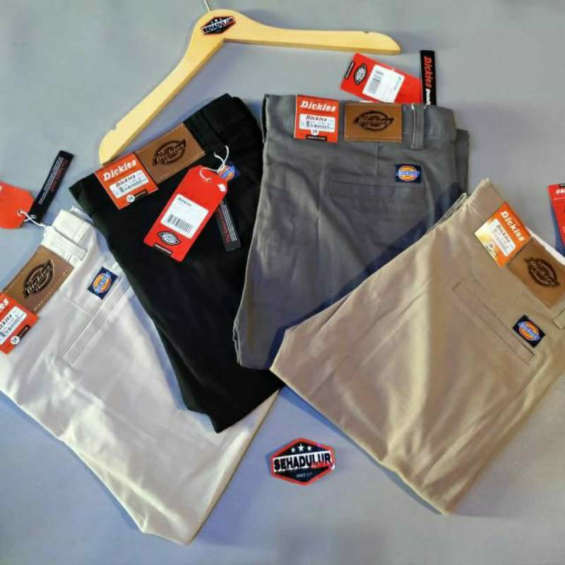 CELANA CHINO Panjang pria Slimfit KERJAHARIAN Santai Casual Formal Hitam Abu Cream Mocca Size 27-38