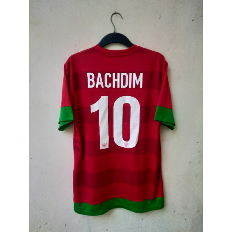 Jersey Baju Bola Timnas Indonesia Home AFF Cup 2012 Original Replika Nike Irfan Bachdim