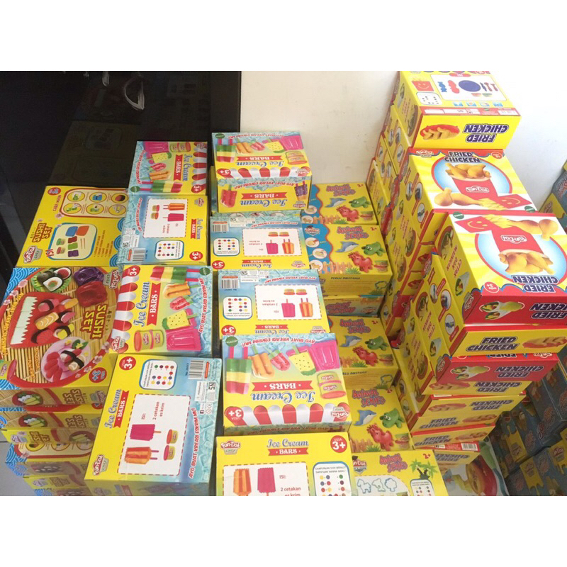 MAINAN FUNDOH SET LENGKAP - PLAYDOH - PLAY DOH -FUNDOH MURAH - MAINAN DOH - MAINAN EDUKASI CETAKAN -