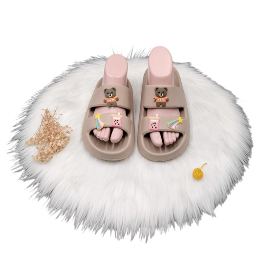 Sandal Slop Dewasa Motif BOBA Sandal Selop Kekinian Empuk Nyaman Sandal Rumah Terbaru 9012-6