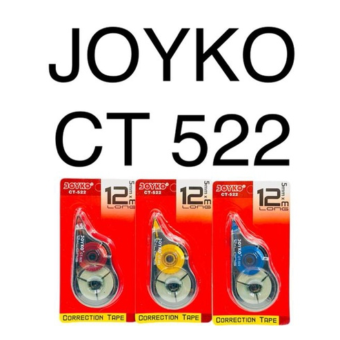 

Correction Tape / Tip-Ex Kertas Joyko CT-522 / CT 522