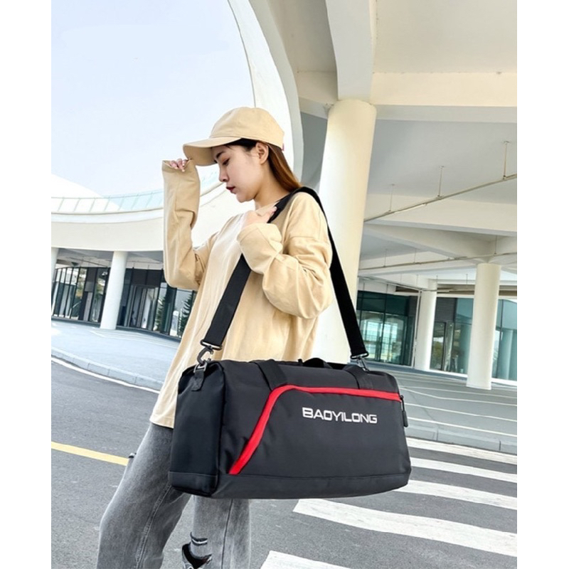 tas jinjing besar duffel bags baoyilong tas travelling tas olahraga tas jinjing mudik tas mudik polos simple