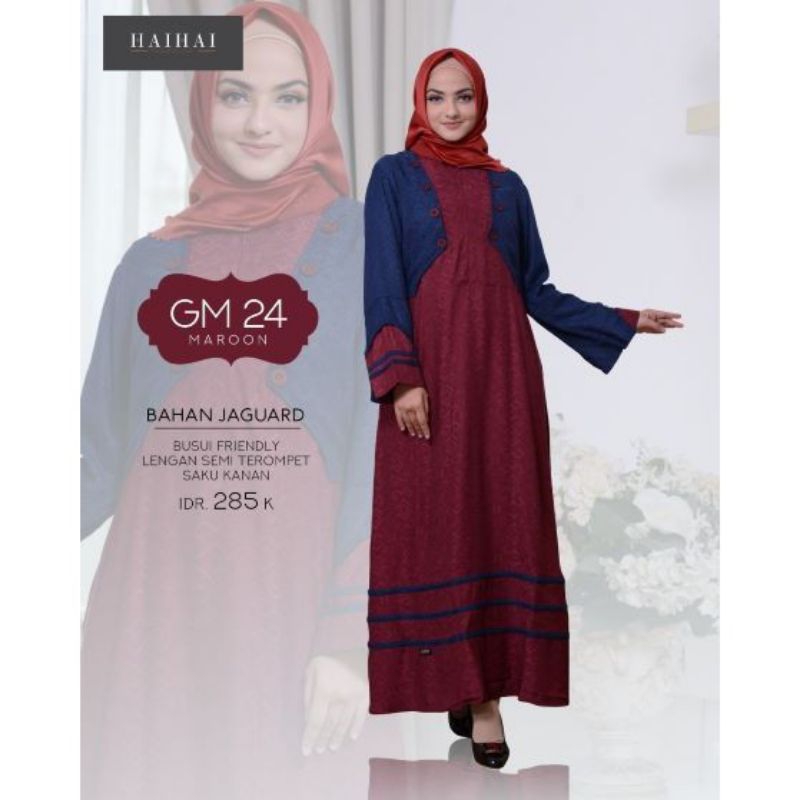 HAIHAI Gamis 024 Red