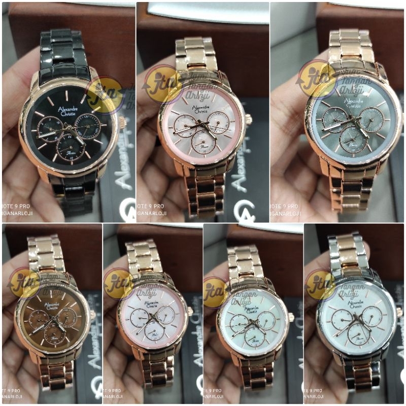 JAM TANGAN WANITA ALEXANDRE CHRISTIE AC2A34 NEW AC 2A34 ORIGINAL