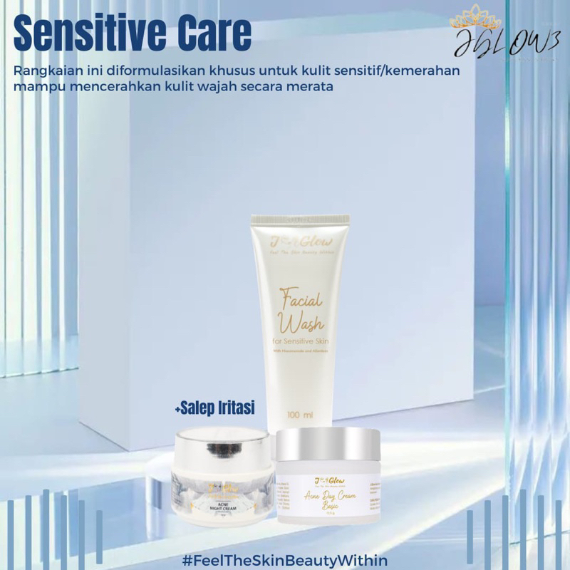 Jglow Skincare Paket Acne Sensitif