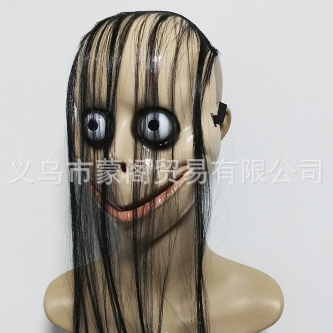 TOMO topeng momo halloween seram rumah hantu prank cosplay mask