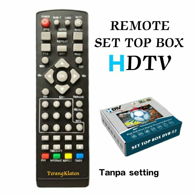 REMOTE SET TOP BOX REMOTE STB HDTV