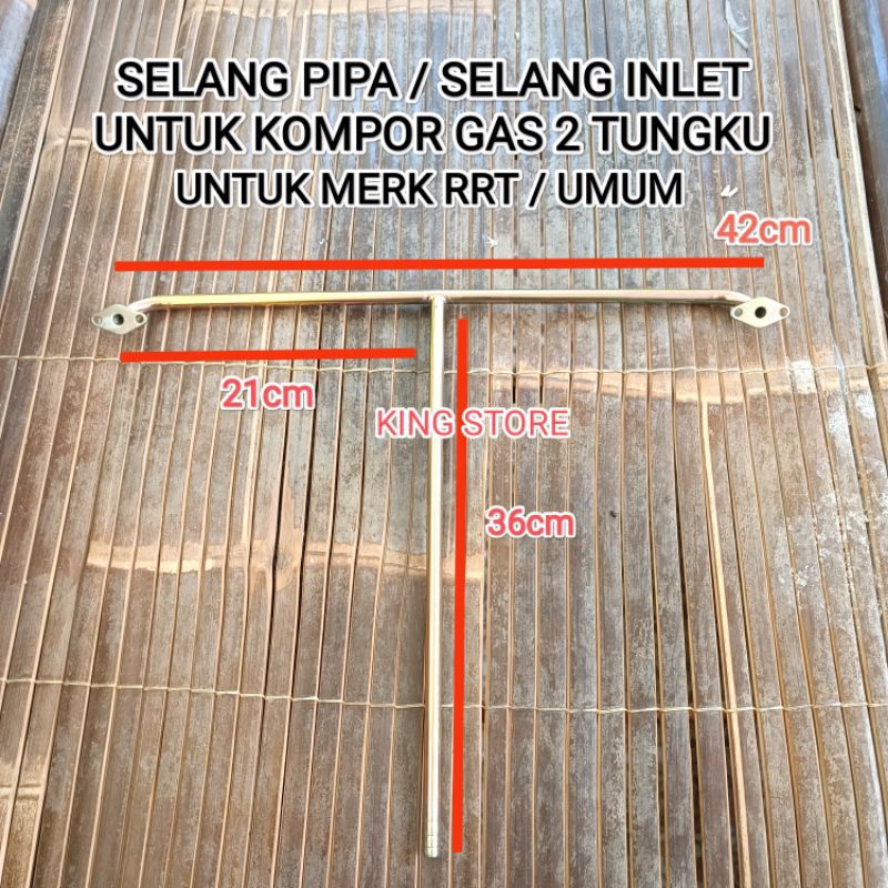 SELANG PIPA / INLET UNTUK KOMPOR GAS 1 2 TUNGKU RINNAI SEMUA MERK UNIVERSAL