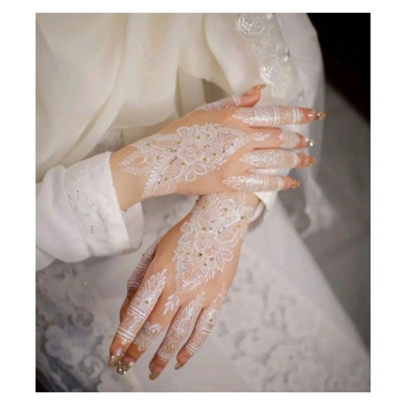 Henna Instan Putih Maroon dan Kombinasi , henna tempel