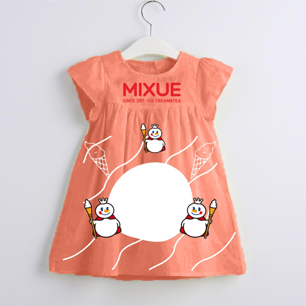 dress anak perempuan mixue