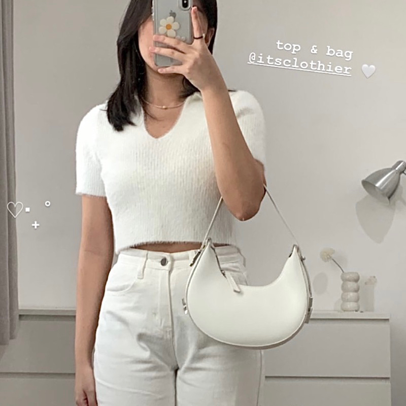 CLOTHIER | Selene Crescent Bag - Tas Bahu Shoulder Bag Trendy Korean