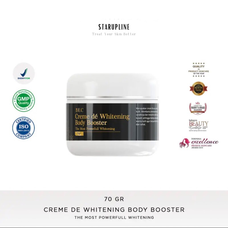 BEC Crème de Whitening Body Booster | BOOSTER BEC SKIN EXPERT