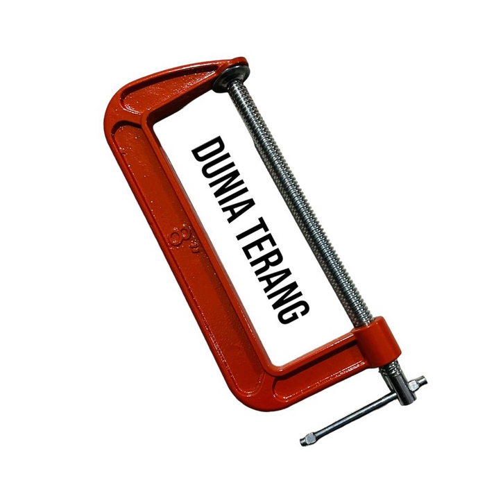 Catok C 8'' 8inch  BISON LightDuty - C Clamp Catok Jepit Kayu 200mm G G Clamp