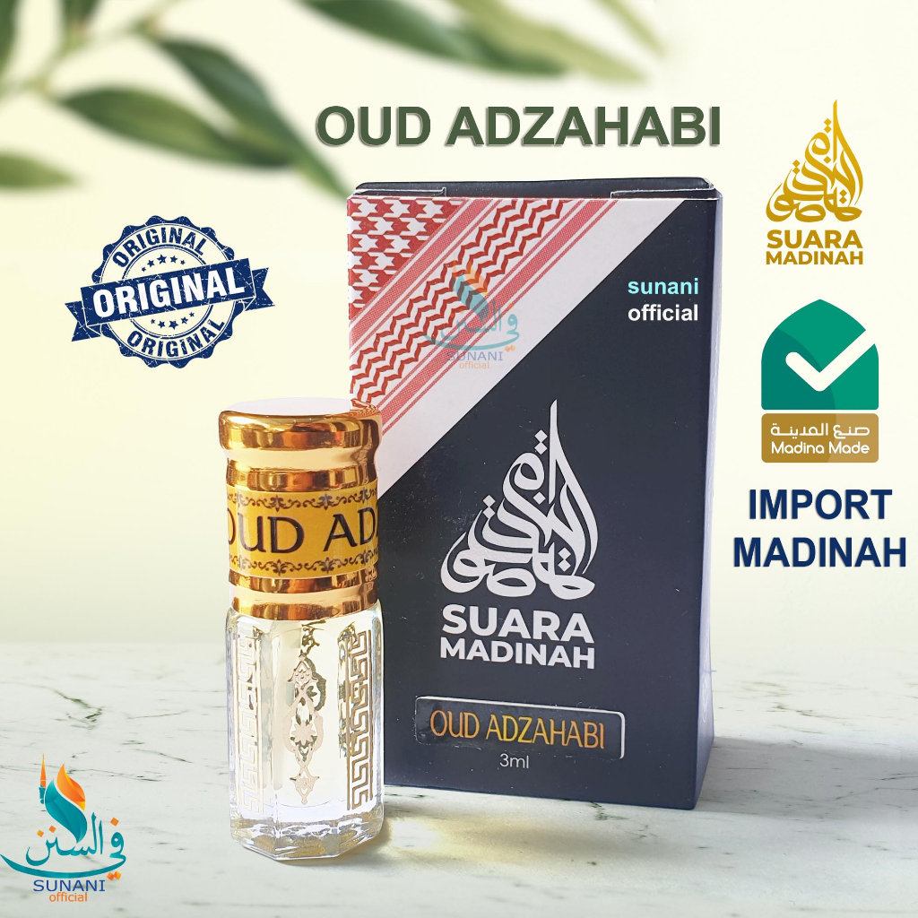PARFUM OUD ADZAHABI, SUARA MADINAH, IMPORT MADINAH