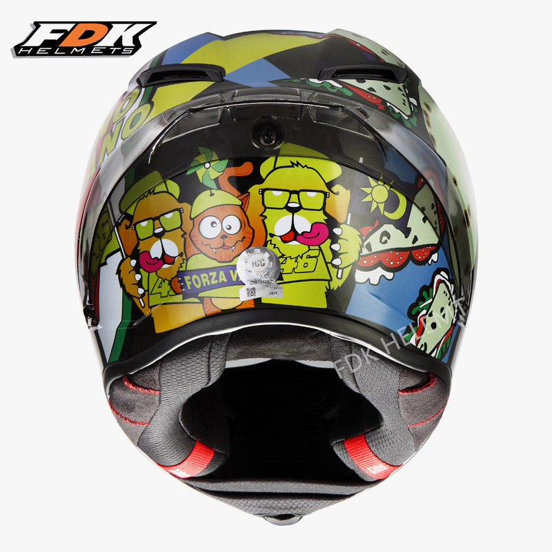 FDK Helm Full Face Misano 2023 Pista Model Motor Helm Tersedia Untuk Pria Dan Wanita Bisa Cod