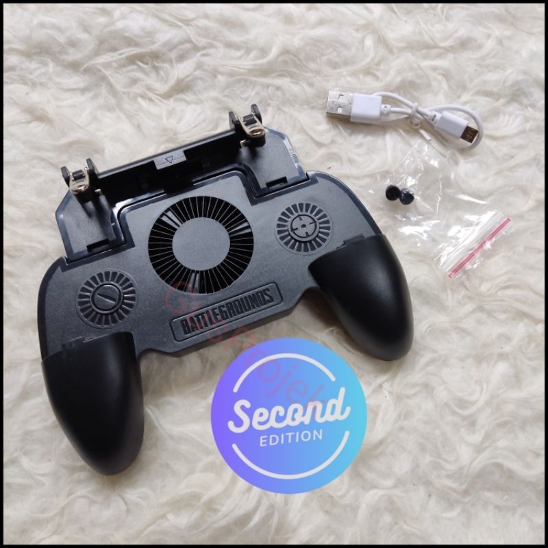 Gamepad SR PUB G FF Second Kipas Cooler Power bank trigger Game Pad Stik Stick HP Pegangan