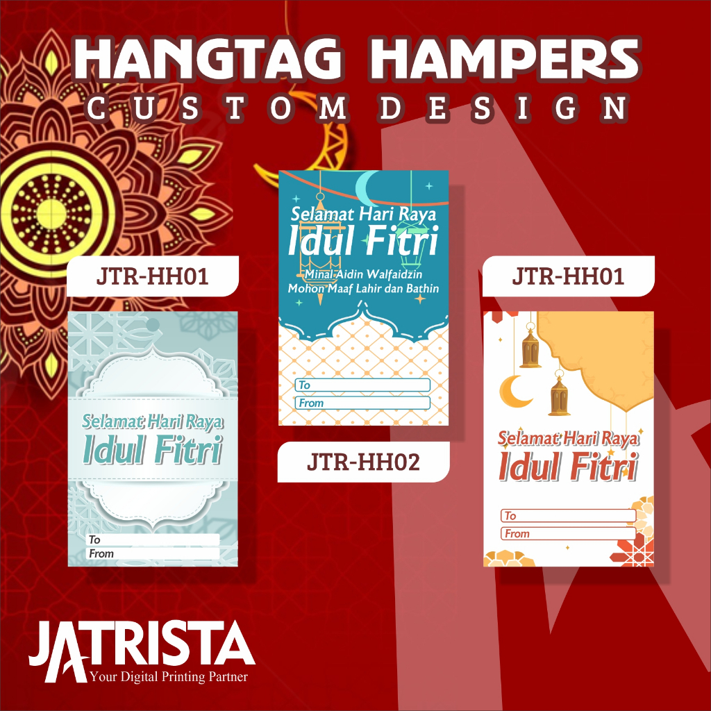 

HANGTAG LEBARAN HAMPERS GREETING CARD CUSTOM DESIGN