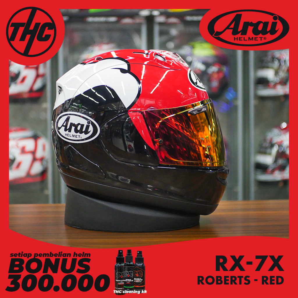 ARAI RX7X ROBERT RED