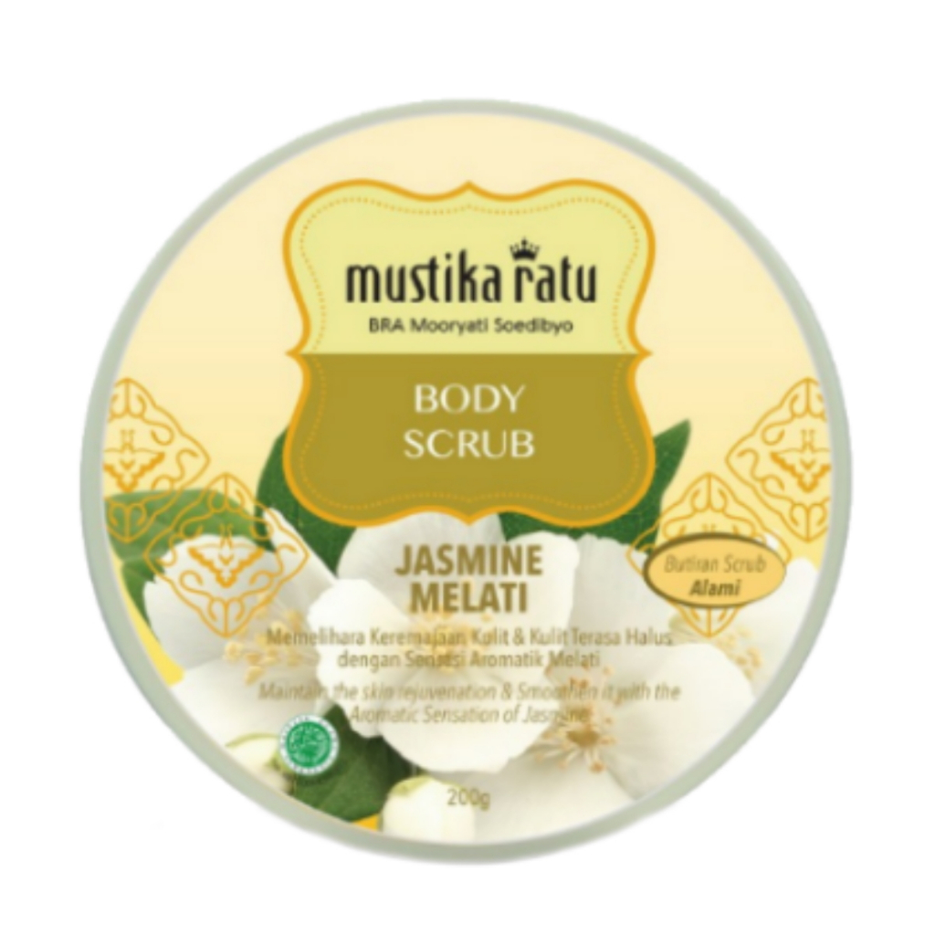 MUSTIKA RATU Body Scrub Zaitun | Rose | Jasmine | Lily | Kopi | Papaya 200gr