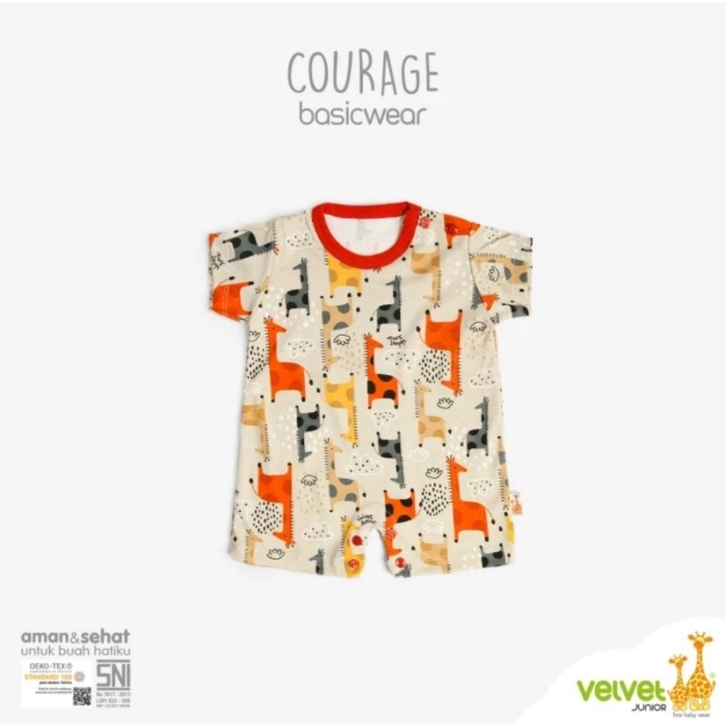 Velvet Junior Romper Segiempat Courage Series