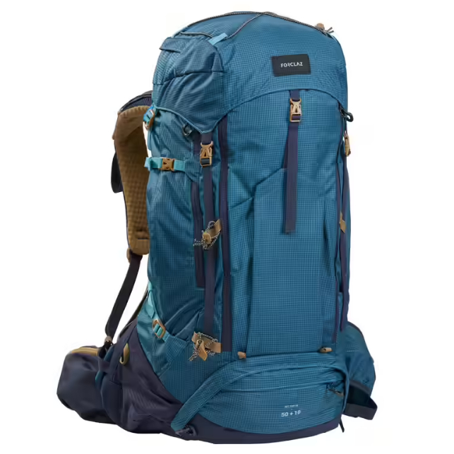 Tas Carrier Keril Quechua Forclaz MT500 Air Pria 50+10L