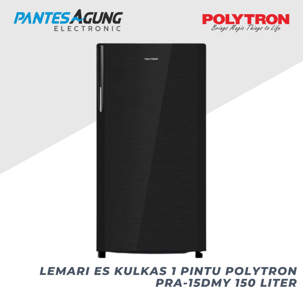 LEMARI ES KULKAS 1 PINTU POLYTRON PRA-15DMY 150 LITER KHUSUS BANDUNG