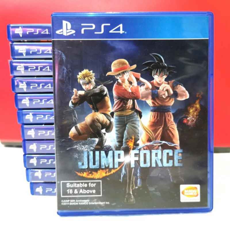 Jumpforce Ps4 Jump force Ps 4 ps 5 Playstation 4 5 Game Kaset Anime Naruto Luffy Son Goku Ps5 Englis