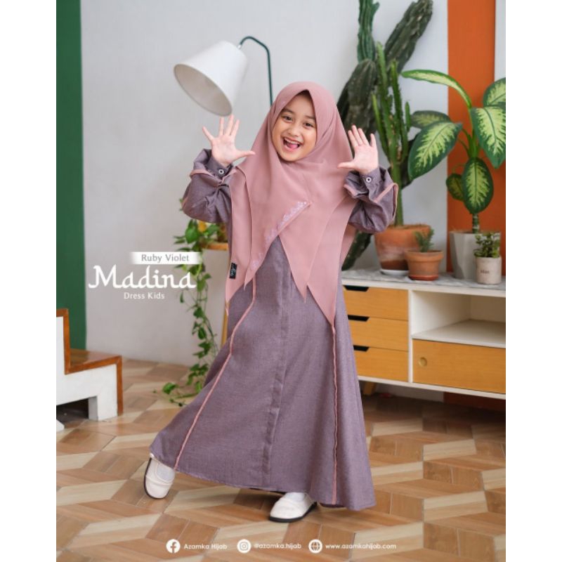 SARIMBIT EL MADINA DRESS ONLY KIDS  BY AZAMKA