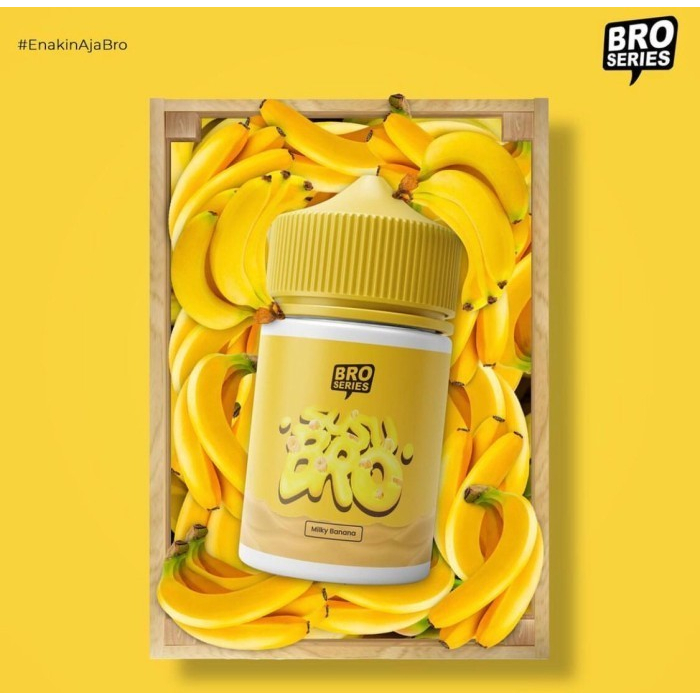 Liquid Susu Bro Milky Banana 60ML by Hero57 x JVS - Bro Susubro Banana