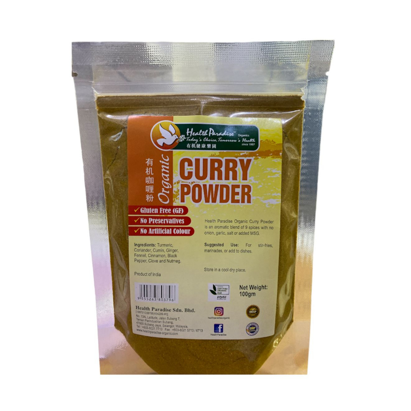 HP Organic Curry Powder 100gr Bubuk Kari