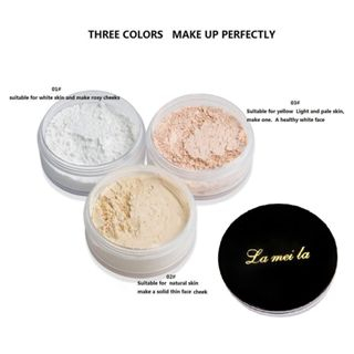 Bedak Tabur Make up Powder Pengontrol Minyak Wajah Anti Air dan tahan lama 5067 Bedak Lameila