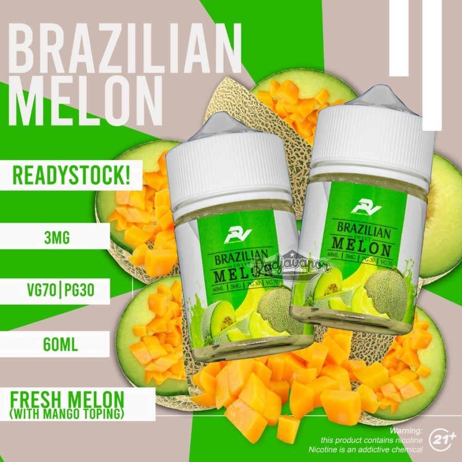 Liquid RV Brazilian Melon 60ML by RV Distribution - Authentic RV