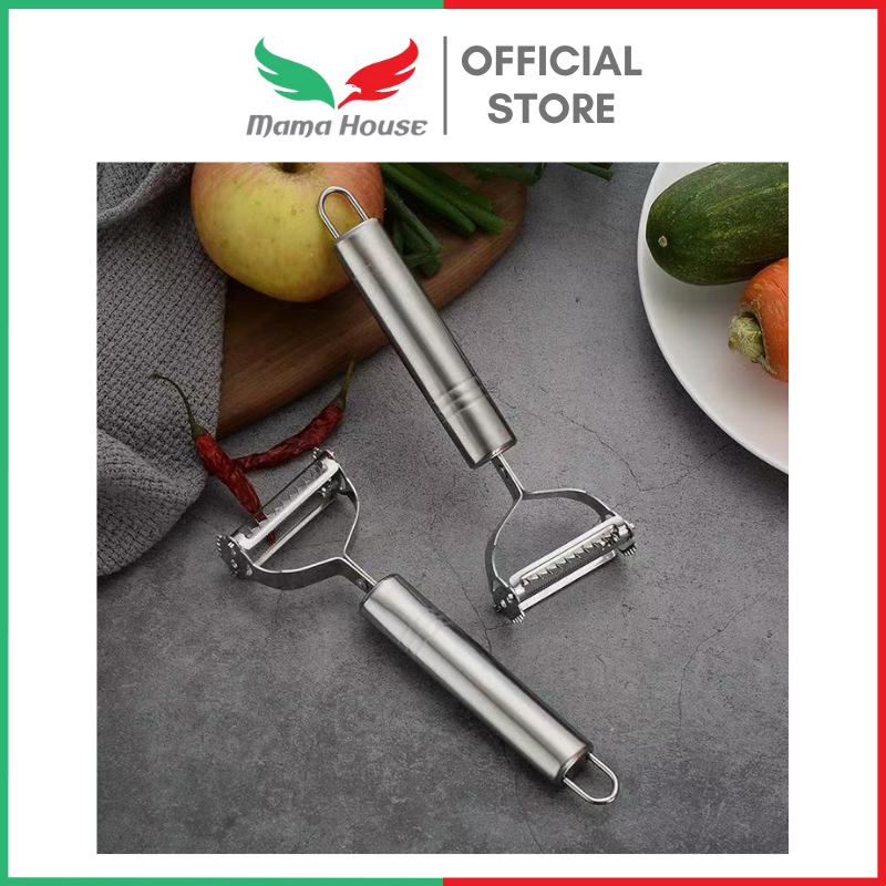 [MH] Pisau Peeler 2in1 Pengupas Kulit Buah Sayur Stainless Steel Peeler