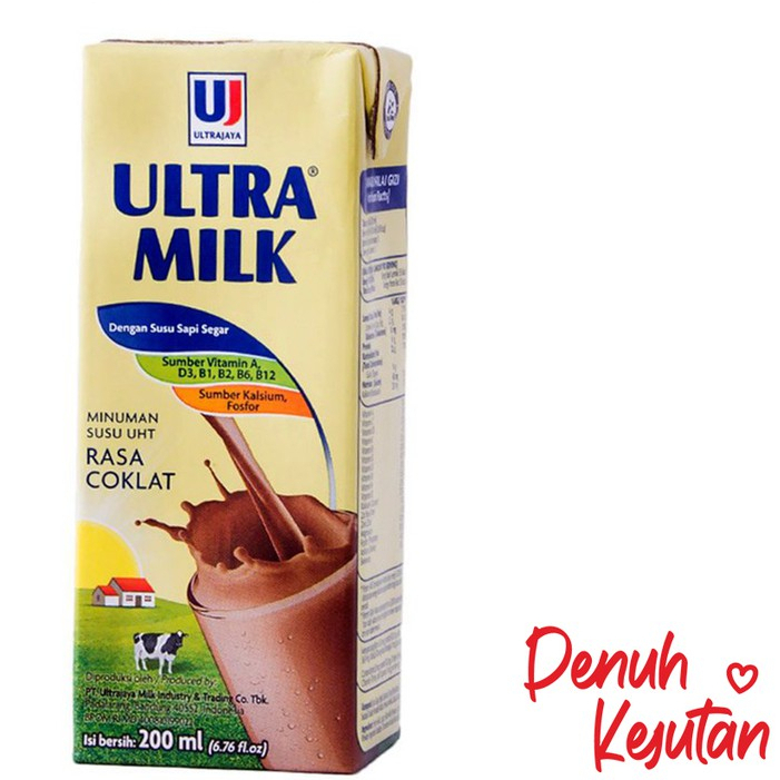 

Ultra Milk Susu Coklat 200 ml