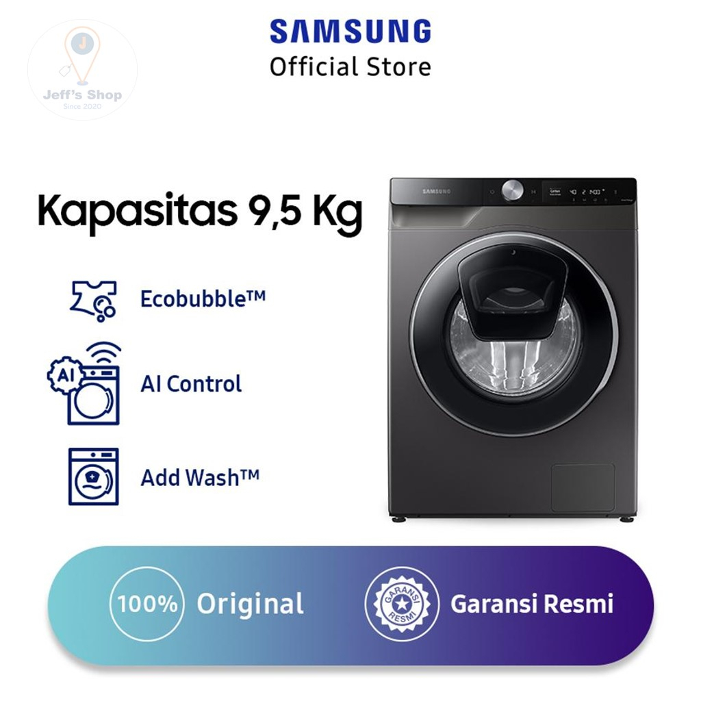 Mesin Cuci Samsung Front Loading [9,5 Kg] WW95T654DLX/SE