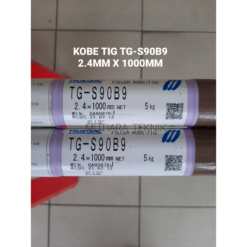 KAWAT LAS TIG KOBE TG-S90B9 / KAWAT LAS FILLER ER-90SB9