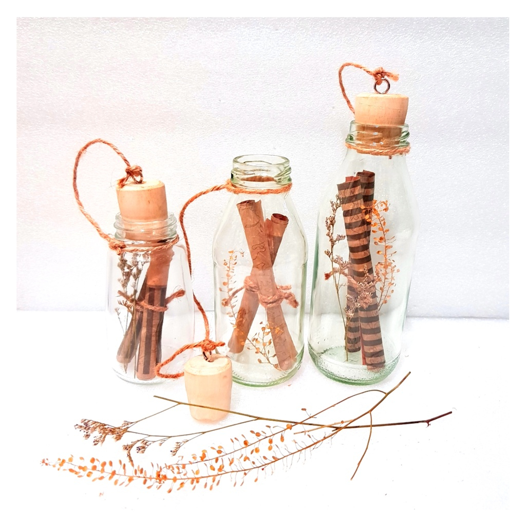 Botol wish in jar Wished Bottle / Kado unik Botol ucapan / botol Aesthetic klasik / botol ucapan selamat / Botol Authetic klasik JKRTA