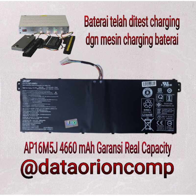 Baterai Acer Aspire One A314-31 A315-51 A114-31 AP16M5J