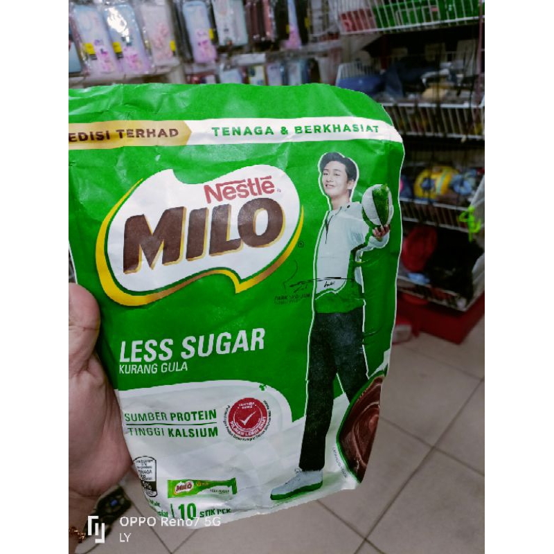 

Nestle Milo Less Sugar Kurang Gula 10 Stik Malaysia