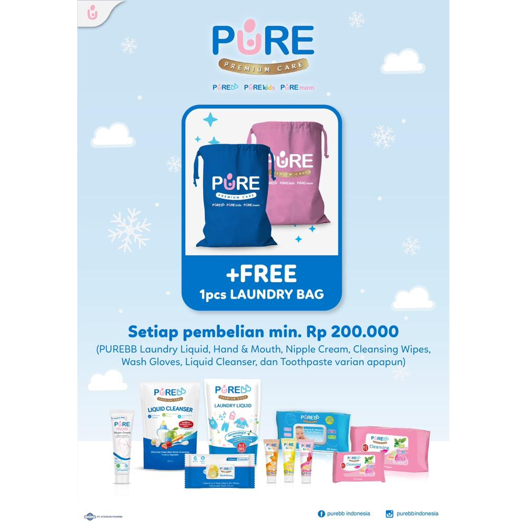 Pure BB Liquid Soap 80ml 230ml Sabun Bayi Kulit Sensitif PureBaby Pure Baby