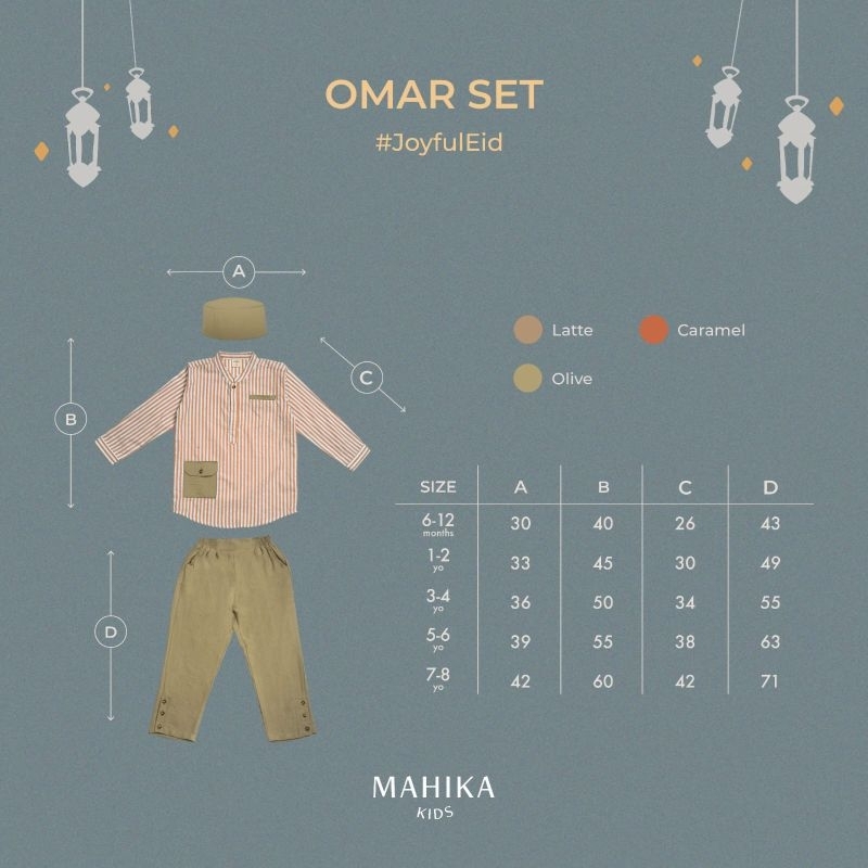 Setelan Anak Mahika Kids - OMAR SET - Makassarbaby