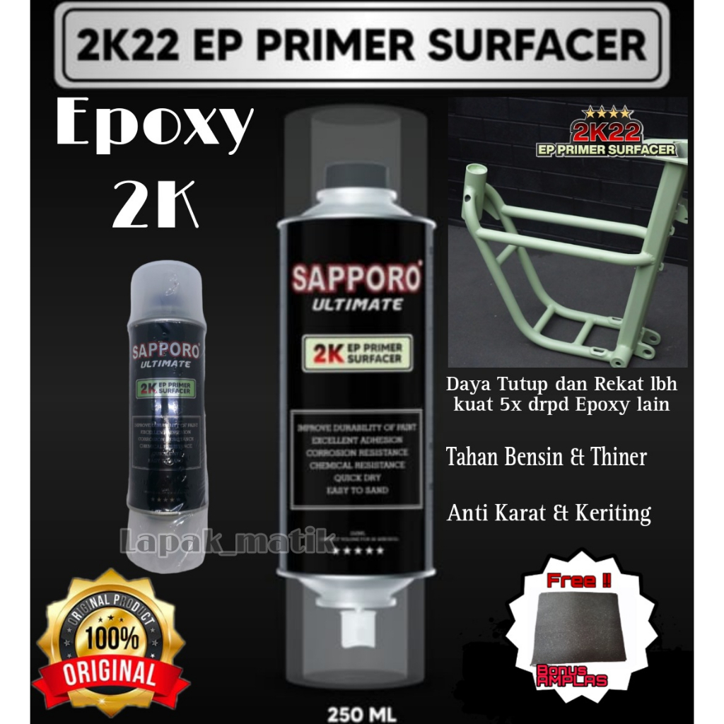 Pilok Sapporo Ultimate EP PRIMER SURFACER 2K22 EPOXY 2K 2K04